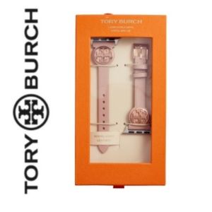 NIB Exclusive TORY BURCH Miller Leather Band for Apple Watch